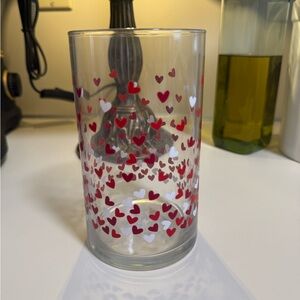 Valentine’s Day glass